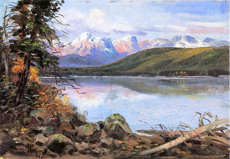 Lake McDonald - Charles Marion Russell Paintings
